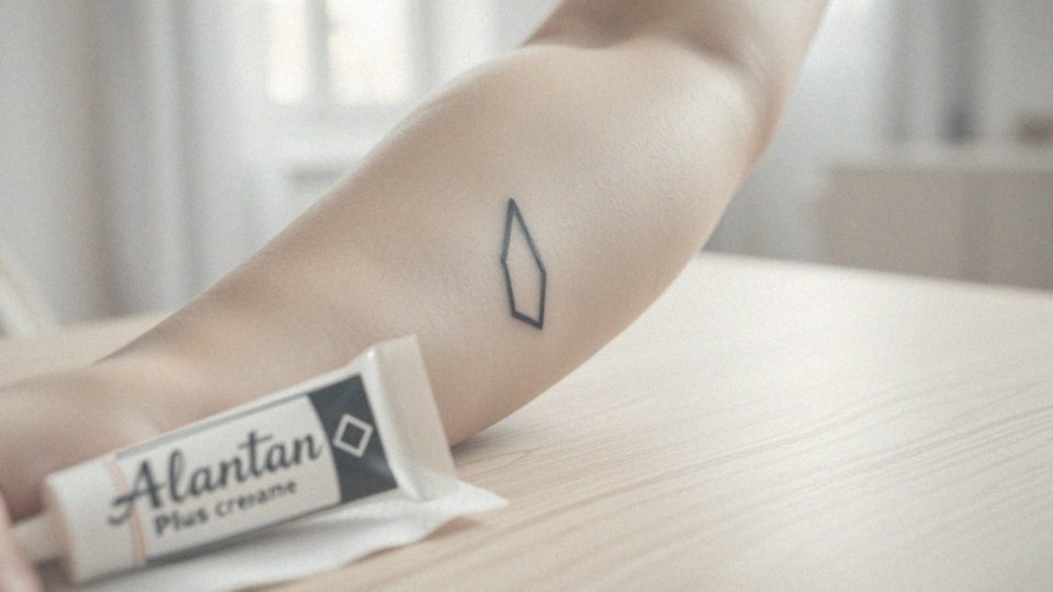 Jak Alantan Plus wspomaga gojenie tatuażu?