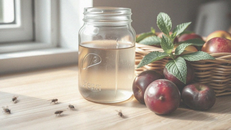 Jakie naturalne metody są skuteczne w walce z muszkami owocówkami?