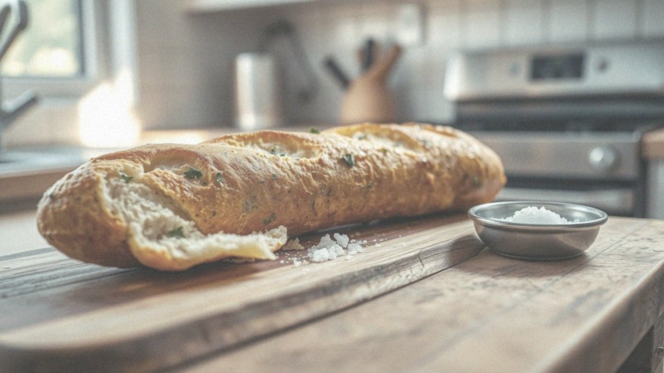 Jakie są wartości odżywcze w bagietce czosnkowej?