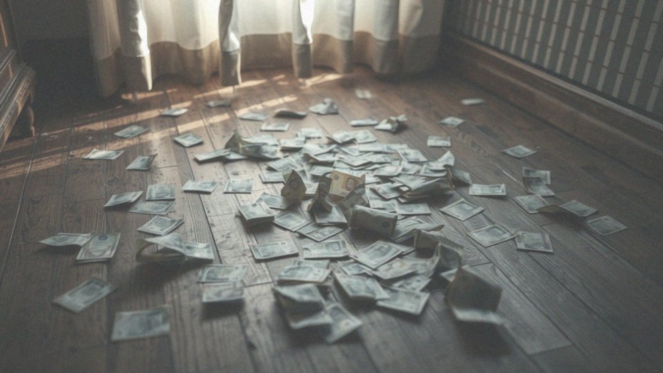 Co oznacza widok pieniędzy na podłodze we śnie?