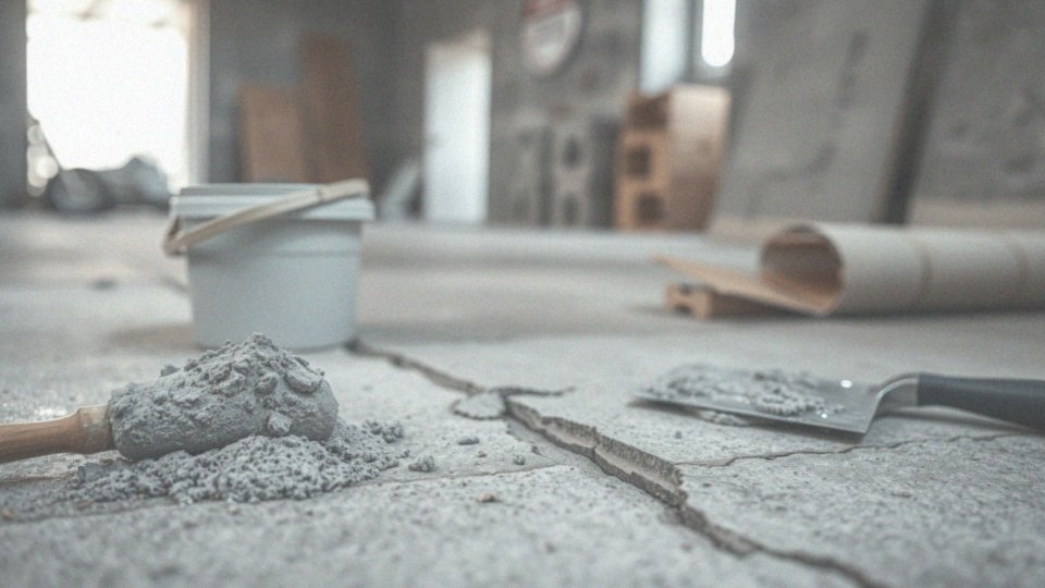 Jakie czynniki wpływają na wybór materiałów do naprawy posadzki betonowej?