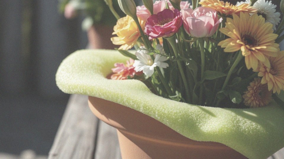 Jakie są zalety używania pianki florystycznej w doniczce?