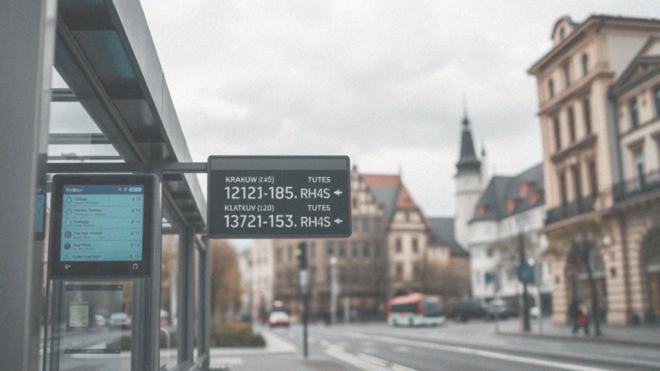 Jak wygląda rozkład jazdy autobusów na trasie Kraków - Wieliczka?