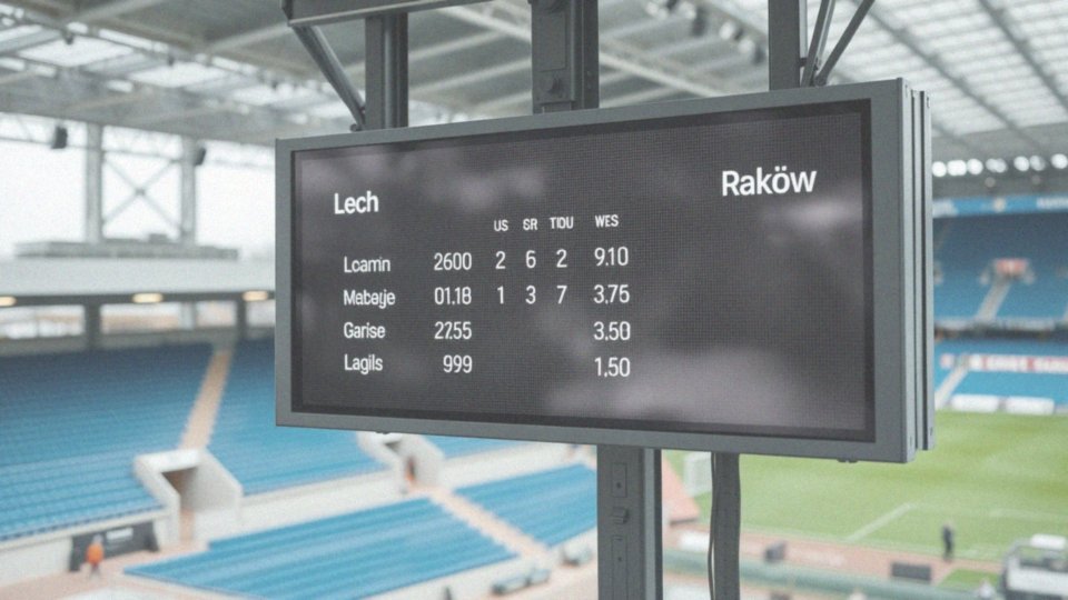 Jakie są wyniki i statystyki zespołów przed meczem Lech - Raków?