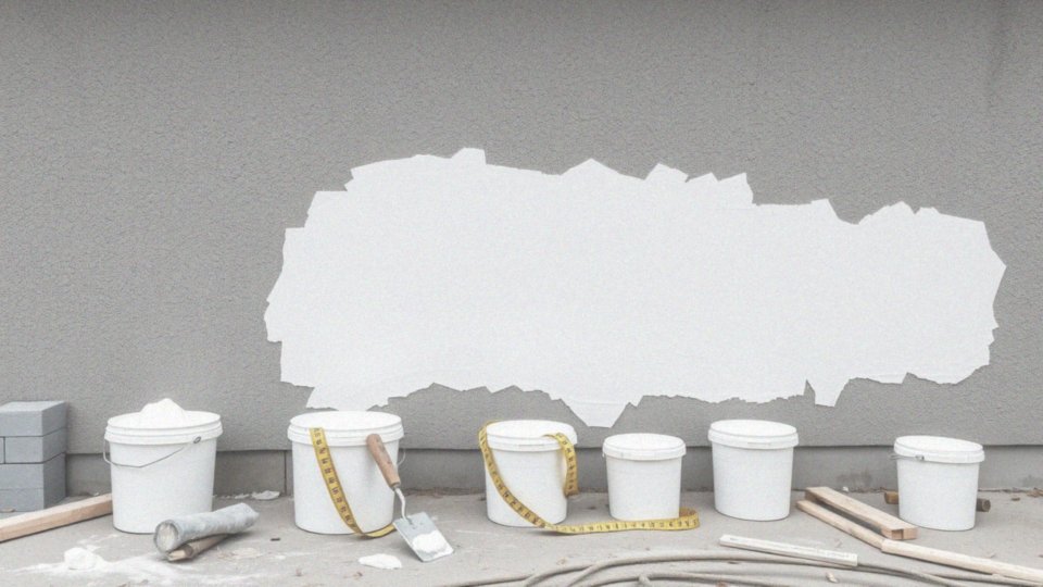 Jakie są minimalne ilości tynku potrzebne do pokrycia powierzchni?