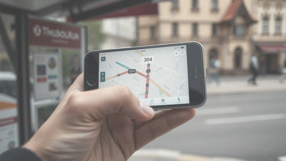 Jakie informacje zawiera aplikacja mobilna dla pasażerów autobusu 304?