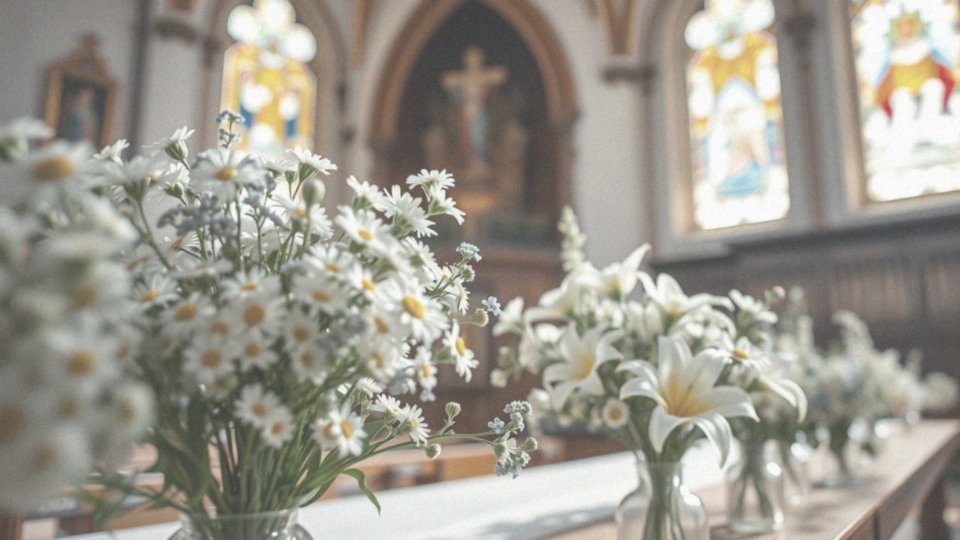 Kwiaty na komunię do kościoła – jakie wybrać i jak dekorować?
